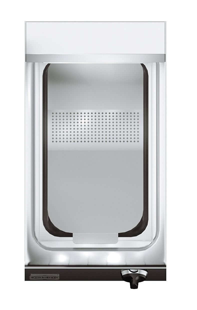 Premium Combisteel Stainless Steel Chips Scuttle - 700 Series 1/1 GN (Model 7178.0345)