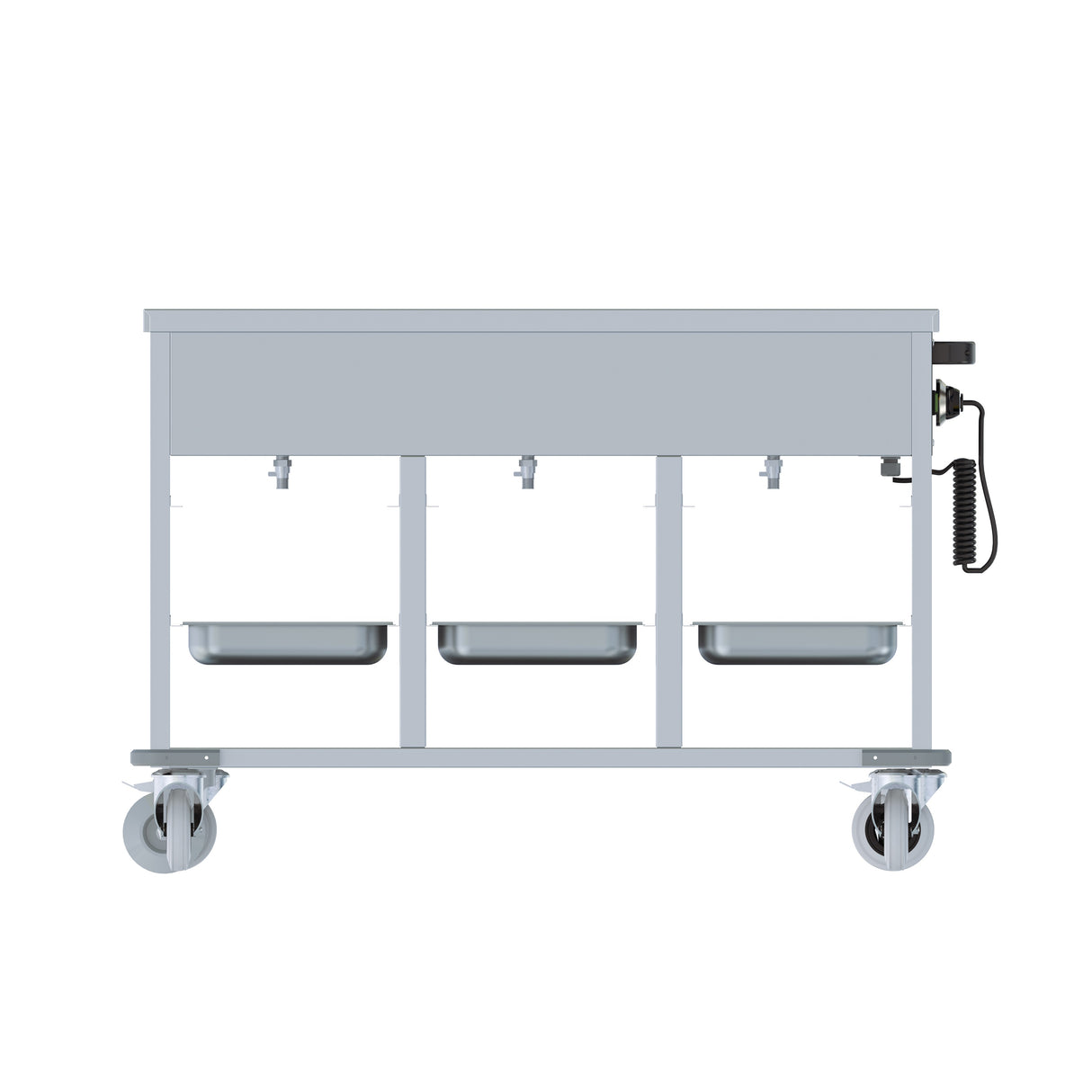 Commercial Catering Equipment - Bain Marie Trolley 3/1.