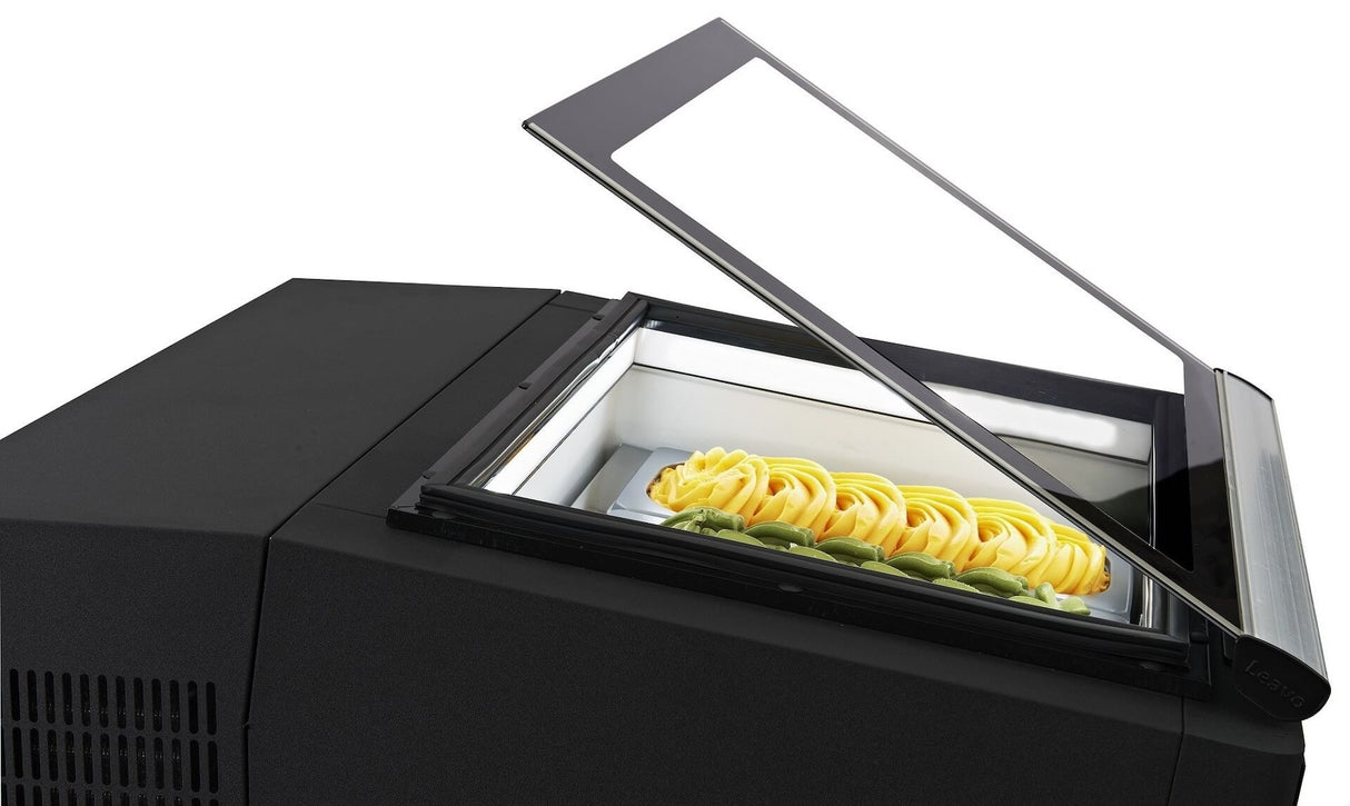 Sleek Combisteel Compact Ice Cream Display Freezer - Holds 3 x 5 Litres of Frozen Delights