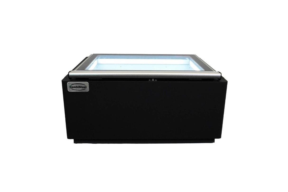 Sleek Combisteel Compact Ice Cream Display Freezer - Holds 3 x 5 Litres of Frozen Delights