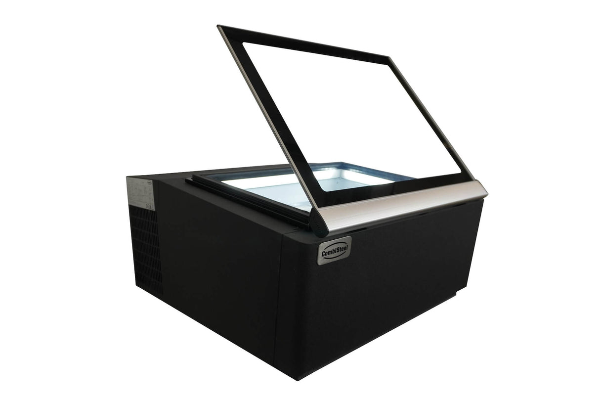 Sleek Combisteel Compact Ice Cream Display Freezer - Holds 3 x 5 Litres of Frozen Delights