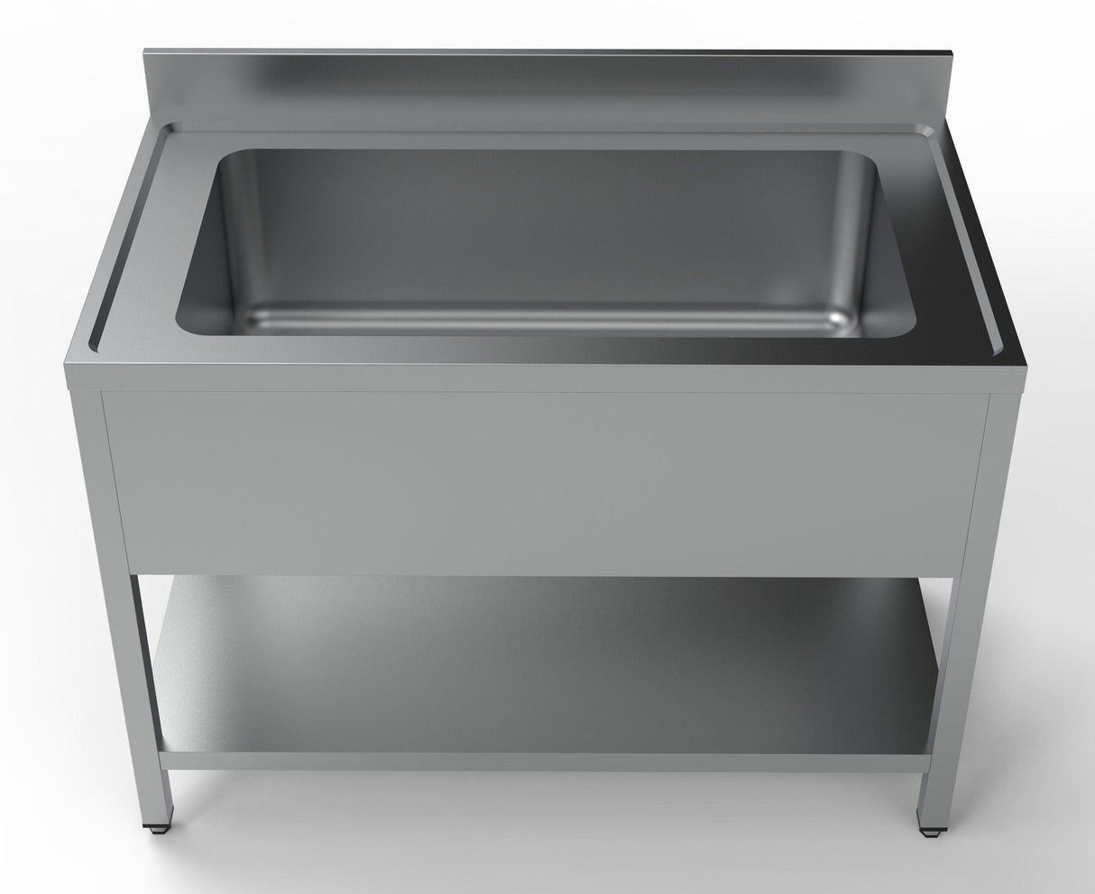 Extra Spacious 1500mm Single Pot Wash Catering Sink by Combisteel - Model 7333.1305