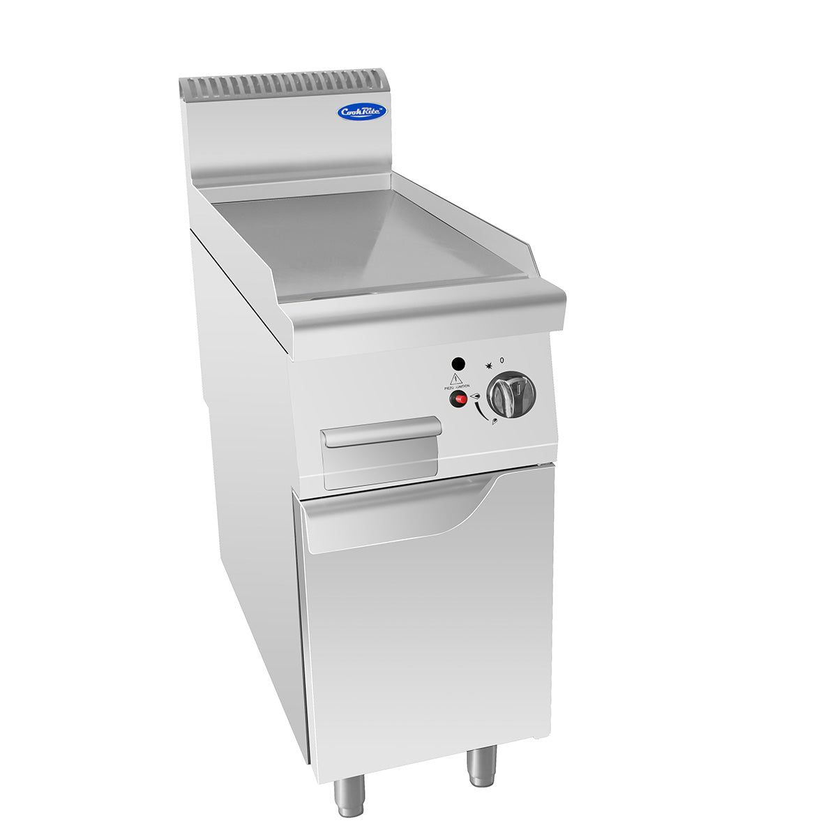 CookRite Smooth Top Gas Griddle with Single Door Base AT7G4G-F-A