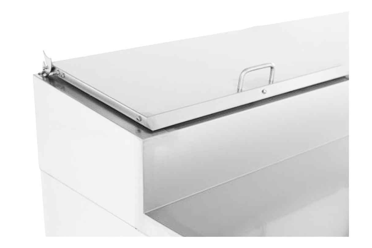 Commercial Pizza Prep Counter - Saladette 4 Doors With Granite Worktop And 12x1/3 Gn Container *Transport On Request*