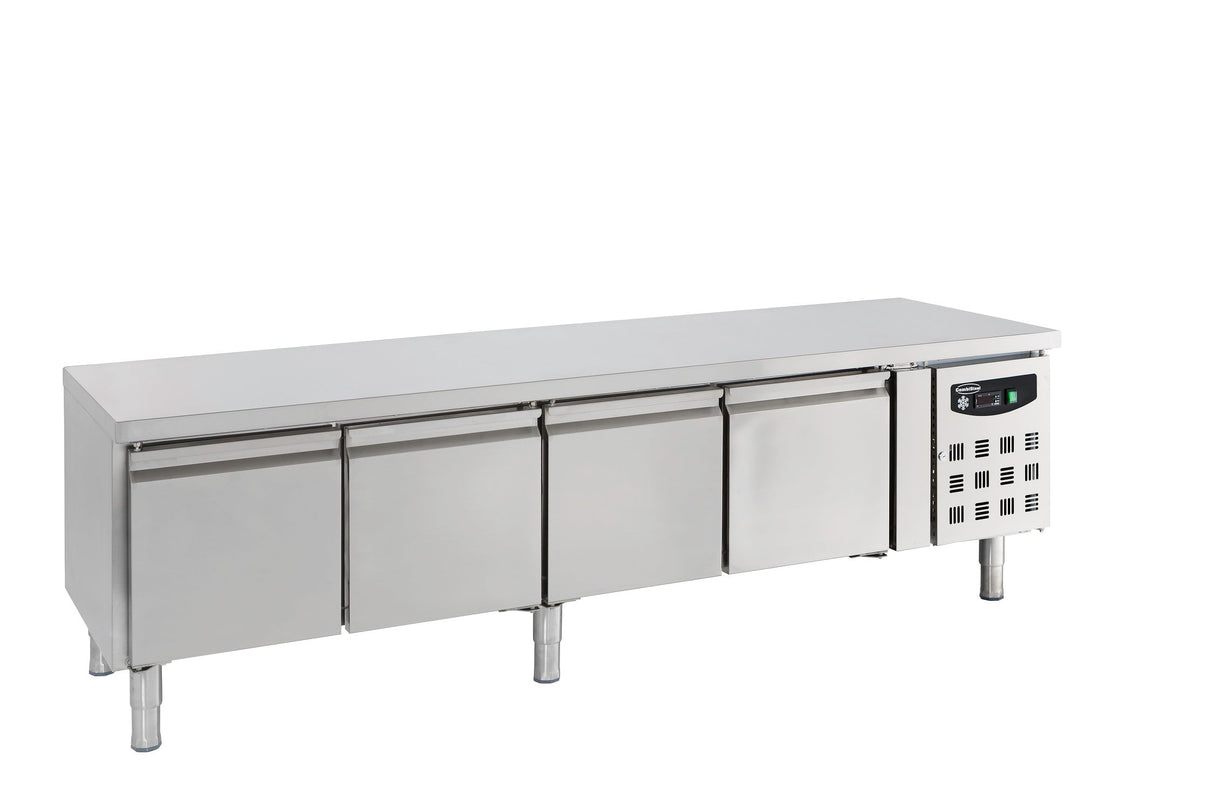 Elevate Your Kitchen with the Combisteel 650 Refrigerated Counter – Spacious 4-Door Design
