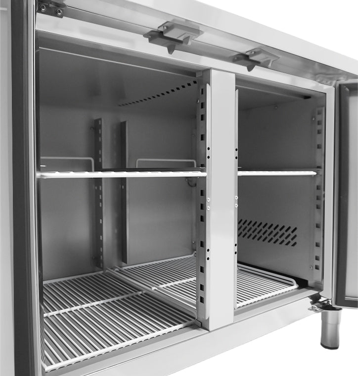Commercial Refrigerated Counter - Refrigerated Counter 2 Doors Energy Line