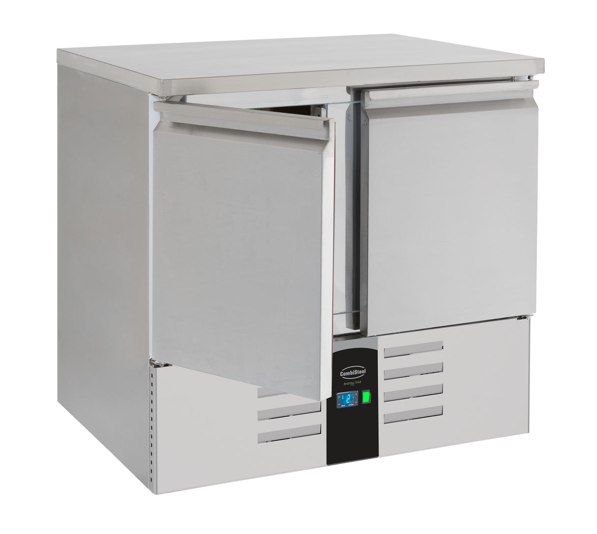 Commercial Refrigerated Counter - Refrigerated Counter 2 Doors Energy Line Equipped With Evaporator