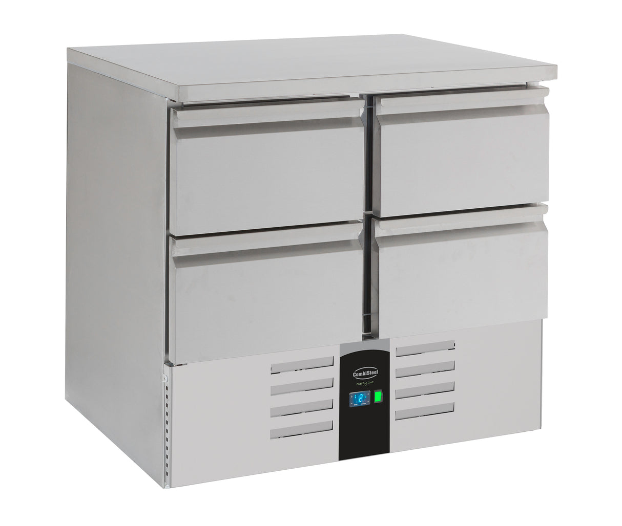 Commercial Refrigerated Counter - Refrigerated Counter 4 Drawers Energy Line Equipped With Evaporator