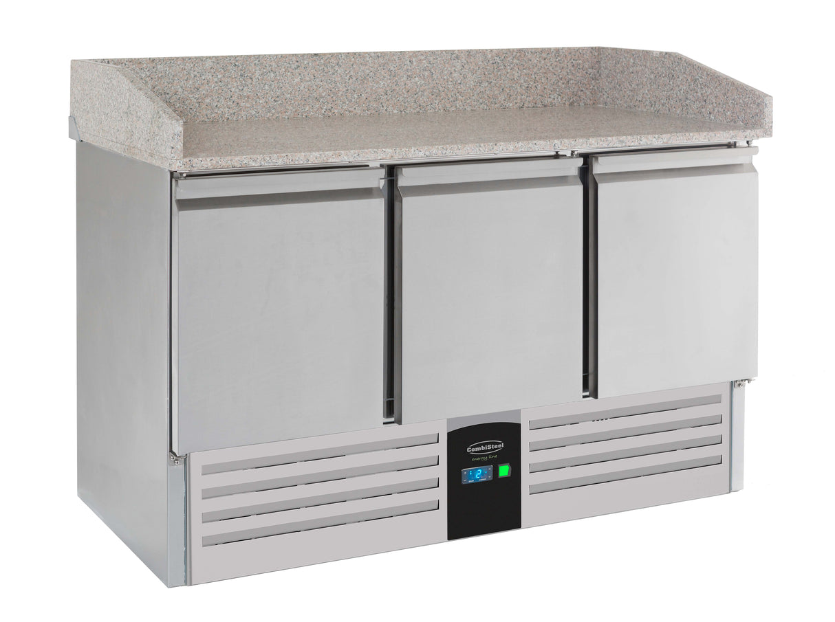 Commercial Energy Line Equipment - Pizza Counter 3 Doors Energy Line Equipped With Evaporator