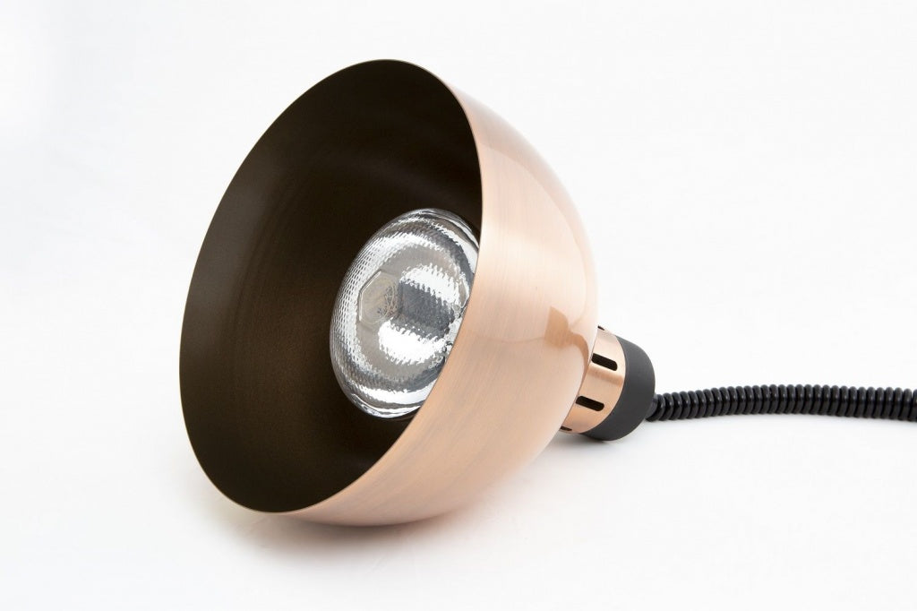 Commercial Catering Equipment - Brass Telescopic 250W Heat Lamp | 7455.1830