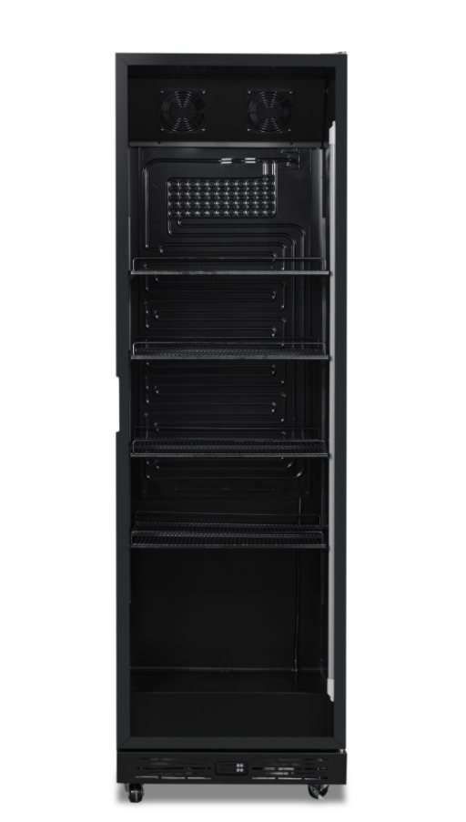 Combisteel Refrigerator 1 Glass Door Black Nap 360