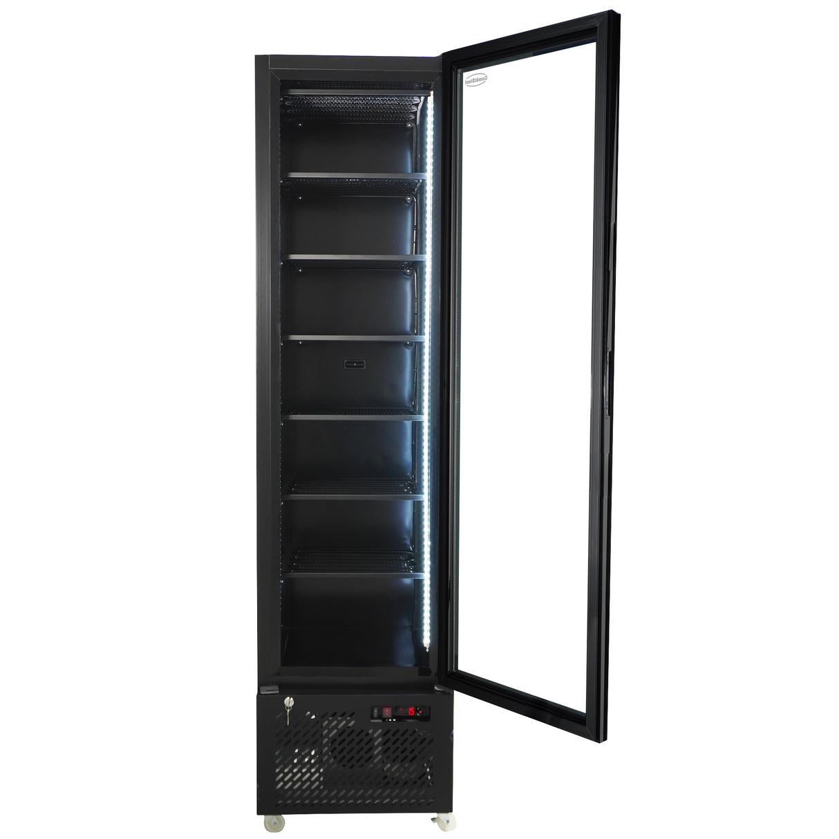 Commercial Catering Equipment - Freezer 1 Glass Door Black Nap 250 F