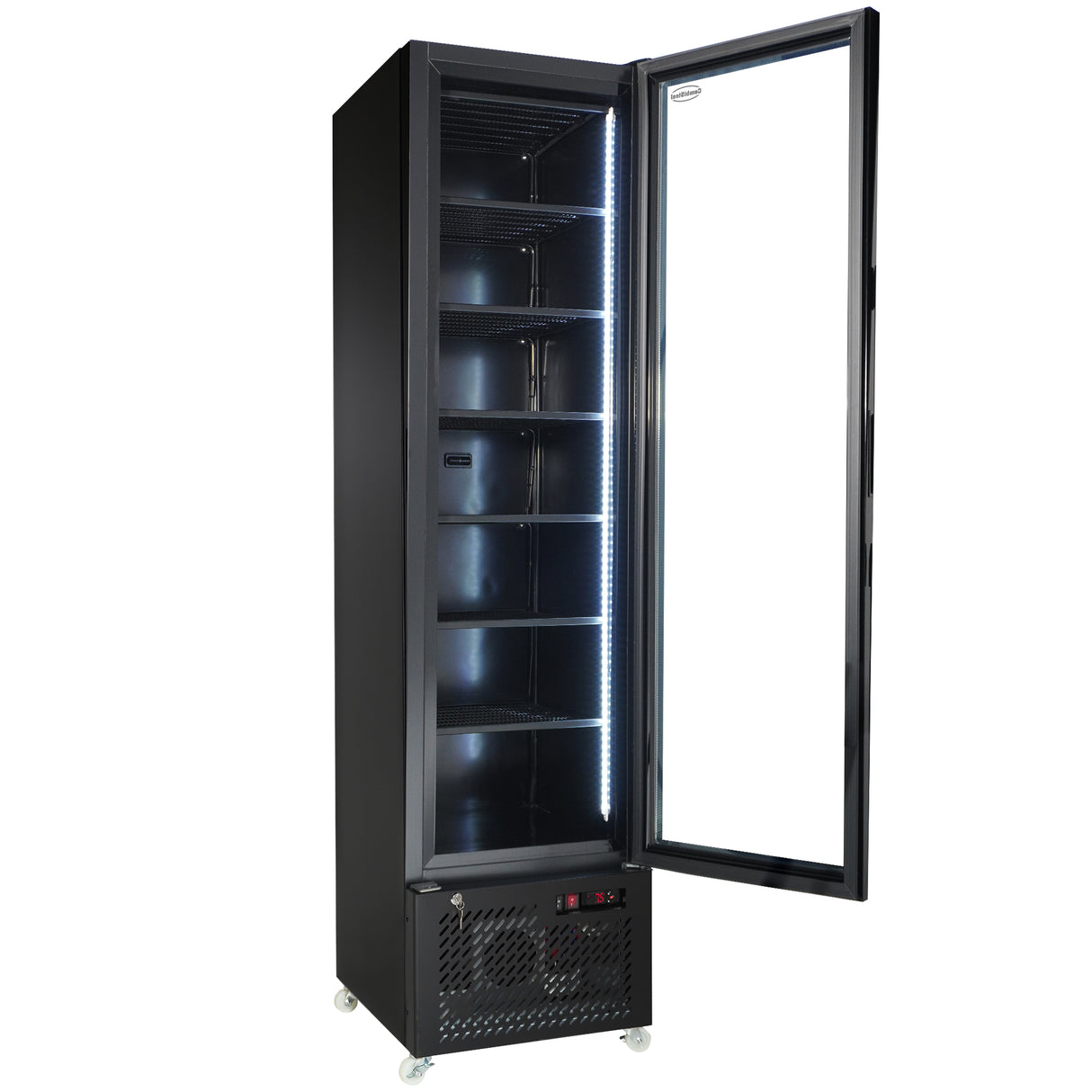Commercial Catering Equipment - Freezer 1 Glass Door Black Nap 250 F