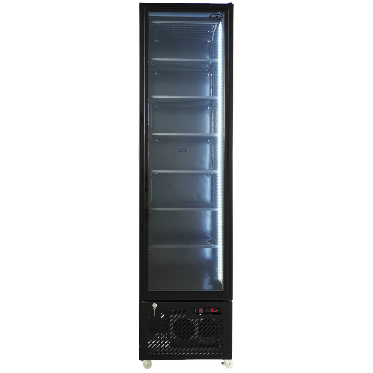 Commercial Catering Equipment - Freezer 1 Glass Door Black Nap 250 F