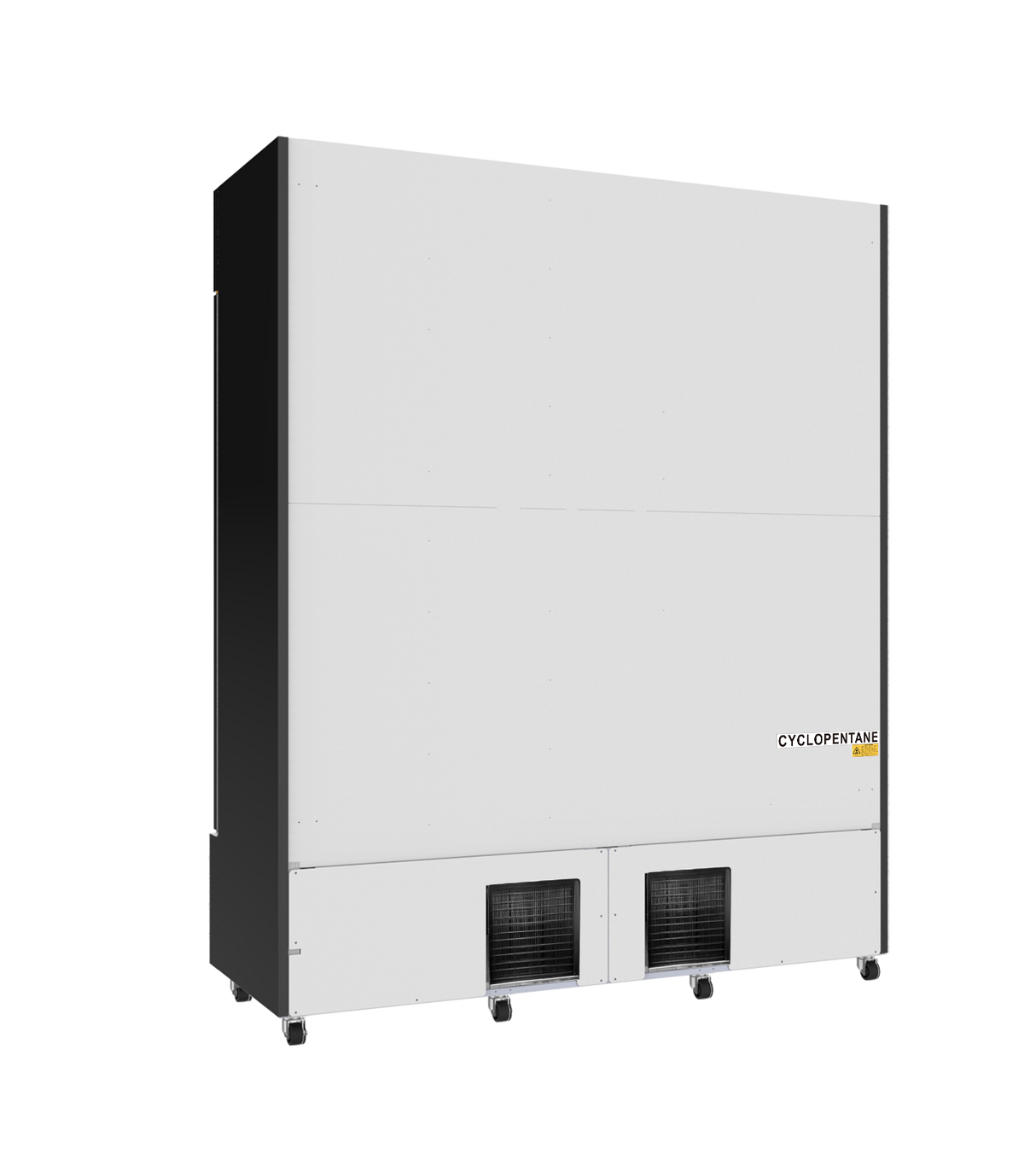 Sleek Black 3-Door Combisteel Refrigerator - FCU-1200 BL, Perfect for Your Commercial Needs