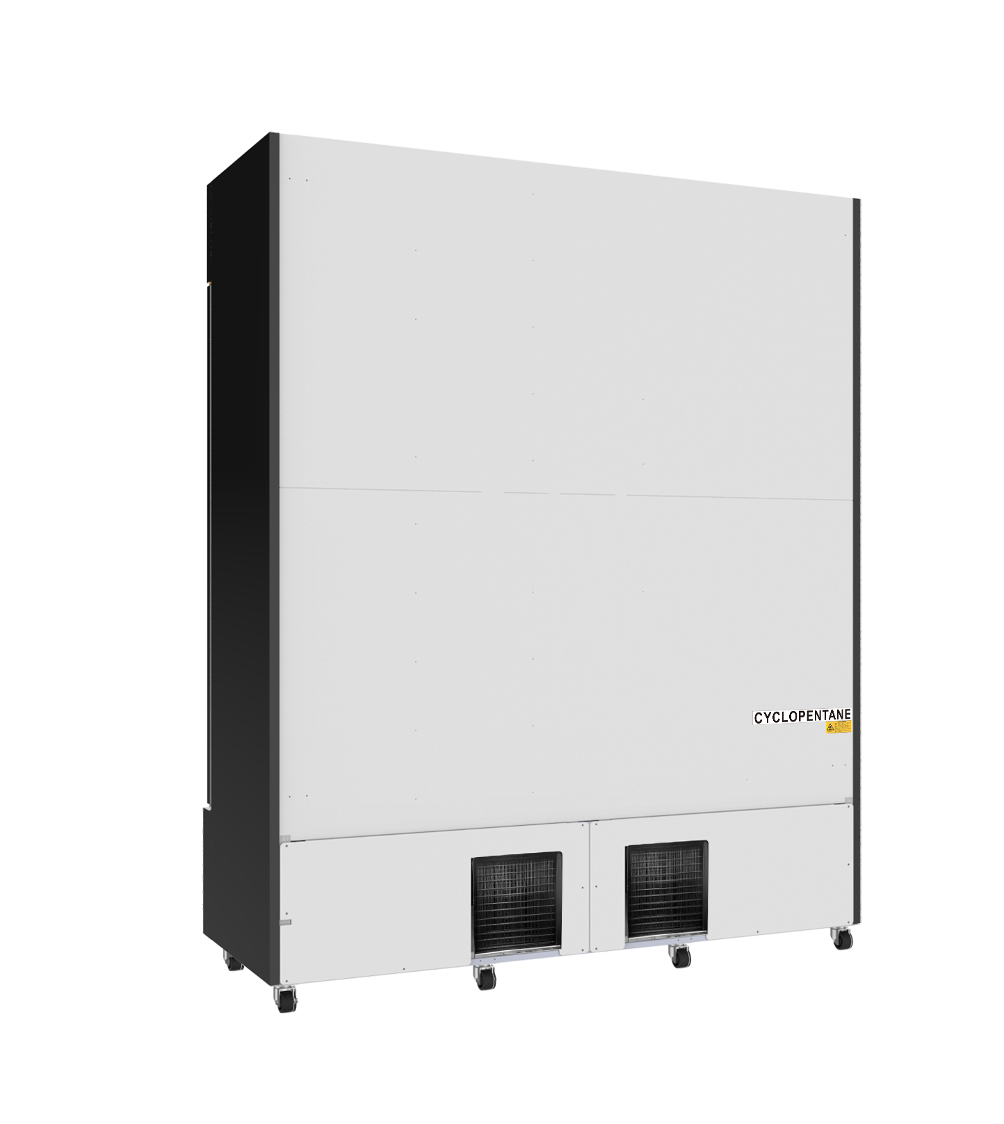 Sleek Black 3-Door Combisteel Refrigerator - FCU-1200 BL, Perfect for Your Commercial Needs