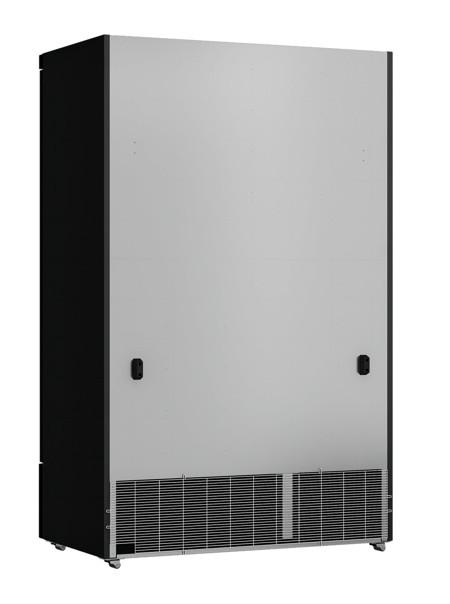 Sleek Black Combisteel Double Glass Door Refrigerator - Model JDE-1000R BL - Perfect for Your Cooling Needs