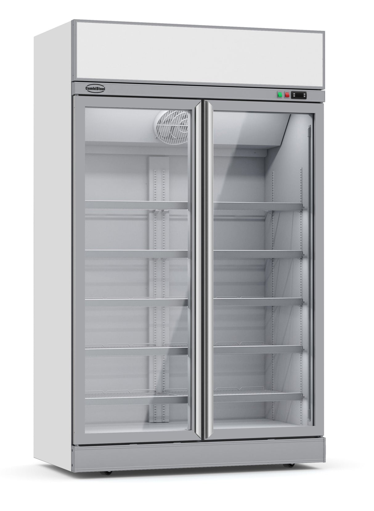 Premium Combisteel 2-Door Glass Refrigerator - Model Ins-1000R - Perfect for Your Business
