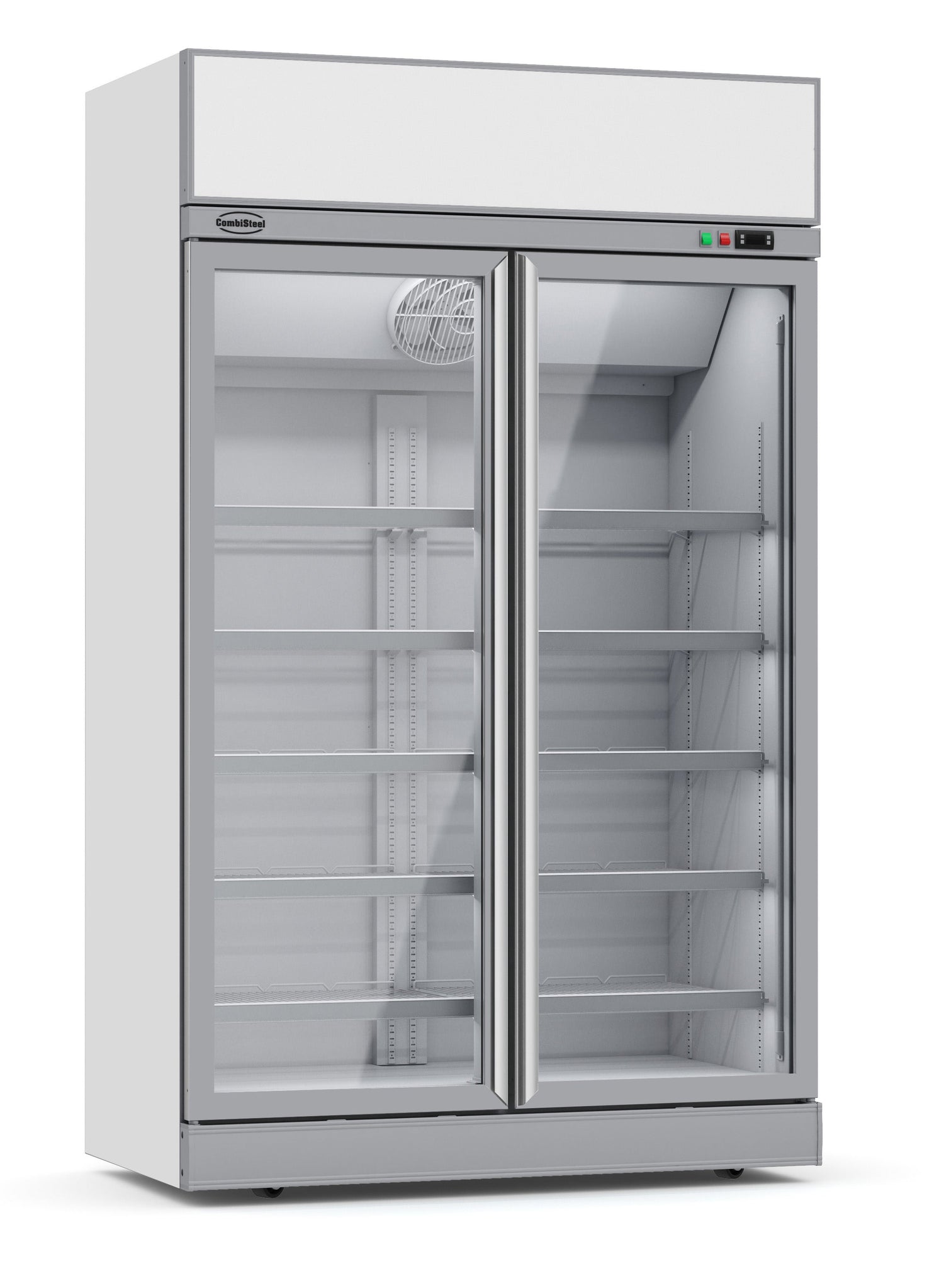 Premium Combisteel 2-Door Glass Refrigerator - Model Ins-1000R - Perfect for Your Business
