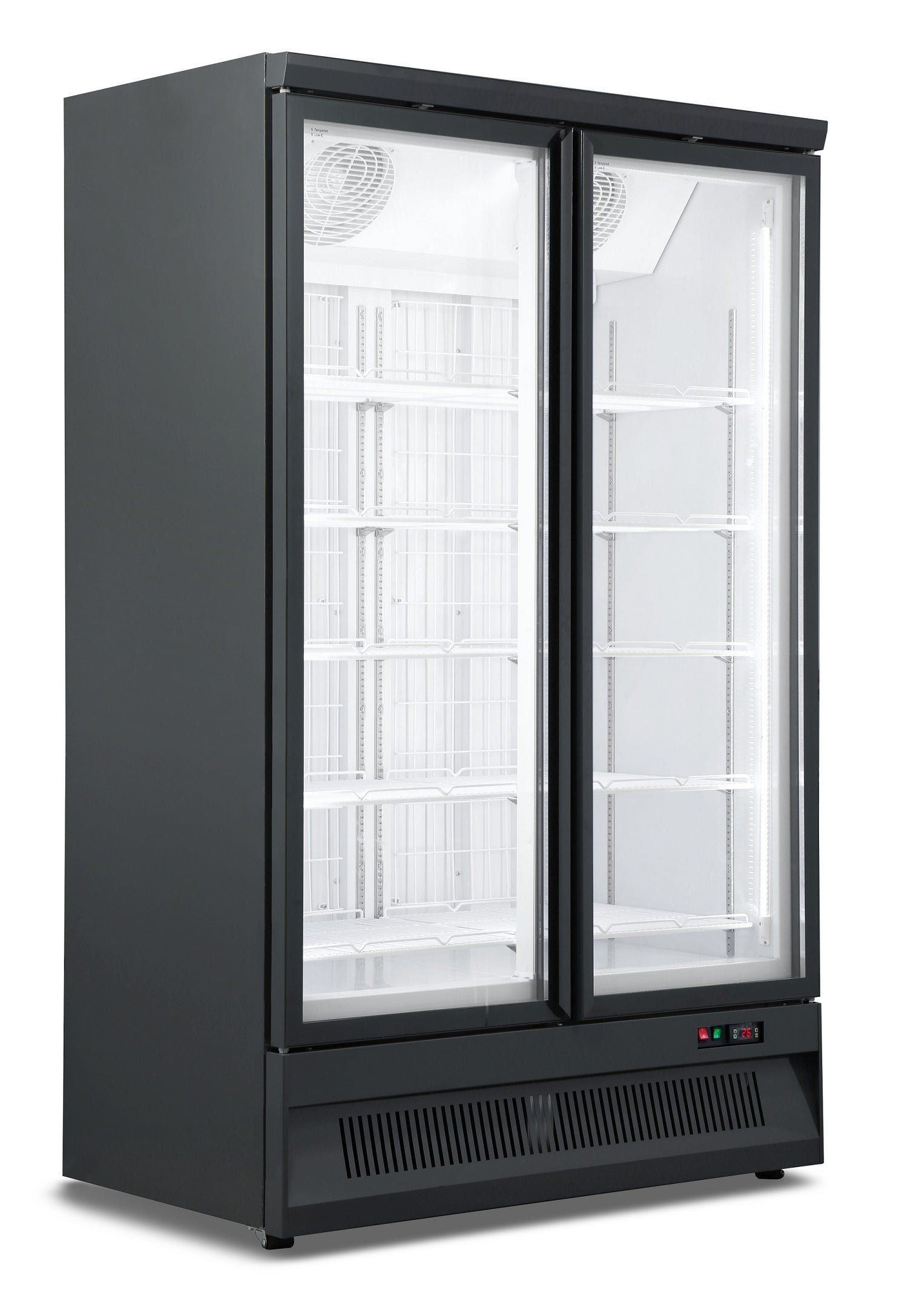Sleek Combisteel Double Glass Door Freezer - Model SVO-1000F - Perfect for Stylish Storage
