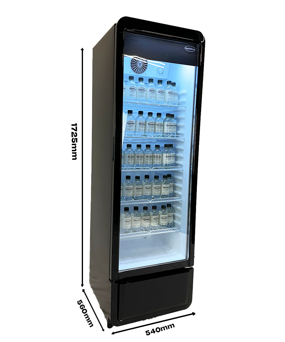 Commercial Catering Equipment - Refrigerator 1 Glass Door Pib 280 R