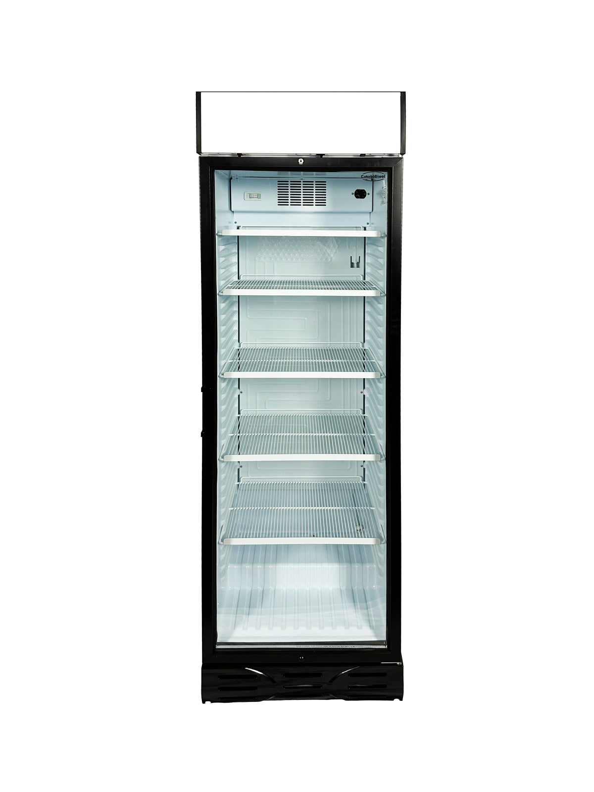 Commercial Bottle Cooler - Single Glass Door Display Cooler - Model 7464.0085