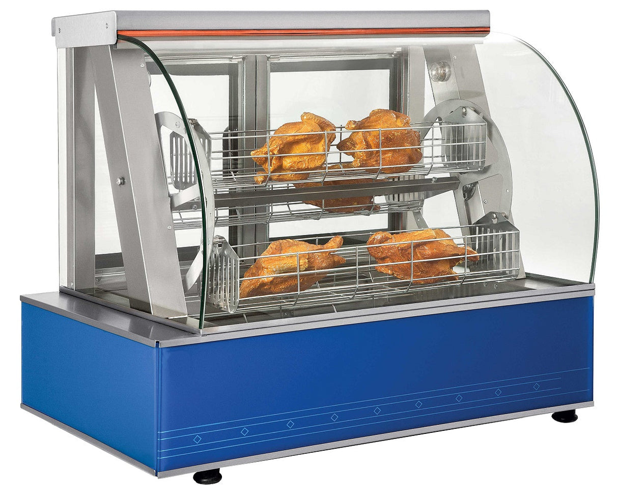 CombiSteel Electric Chicken Rotisserie with 4 Spits - Model 7472.0005
