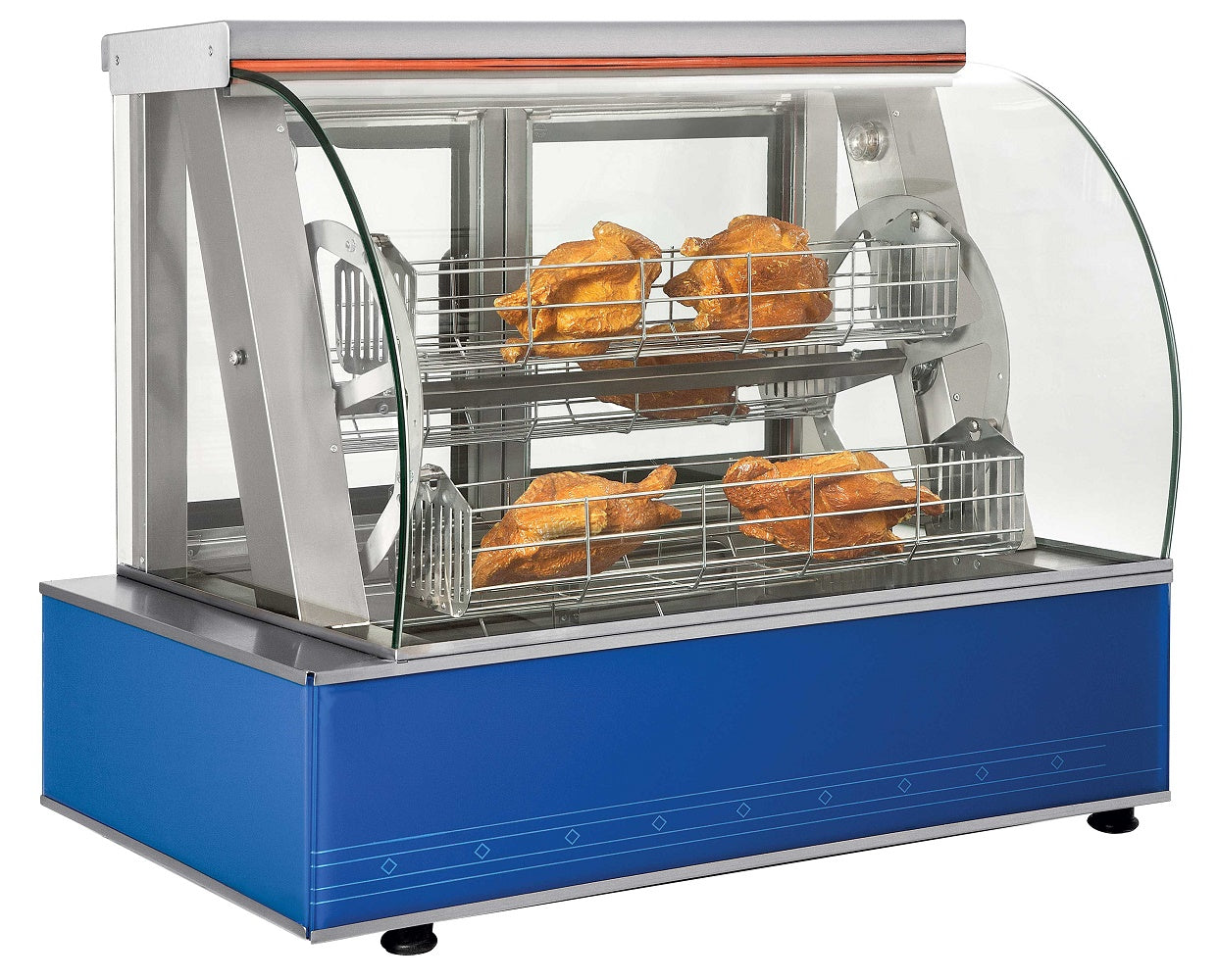 CombiSteel Electric Chicken Rotisserie with 4 Spits - Model 7472.0005