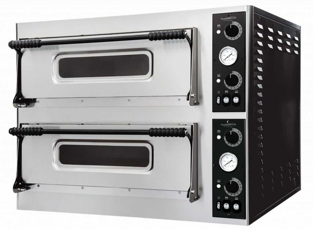 Combisteel Dual Deck Electric Pizza Oven - Perfect for 6 x 12 Inch Pizzas