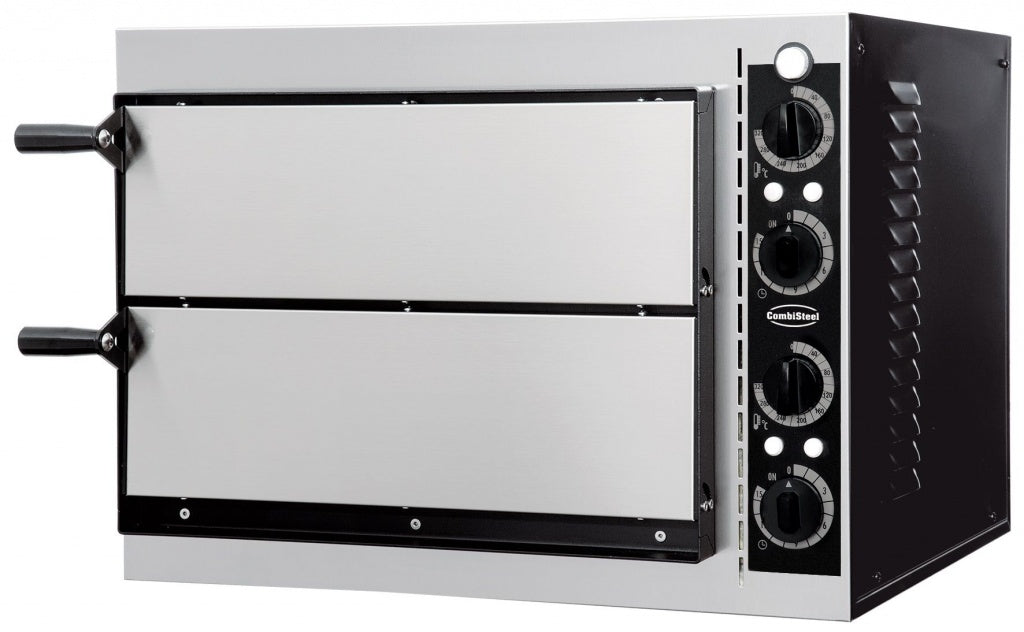 Dual-Deck Electric Pizza Oven by Combisteel - Perfect for 2 x 12 Inch Pizzas