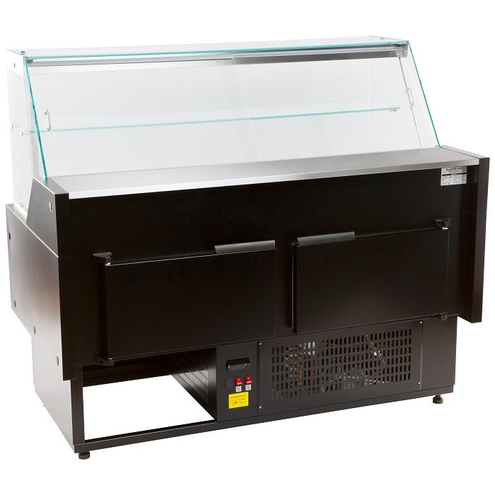 Introducing the Sleek Combisteel Morris Refrigerated Display - 1584mm Width for Optimal Freshness