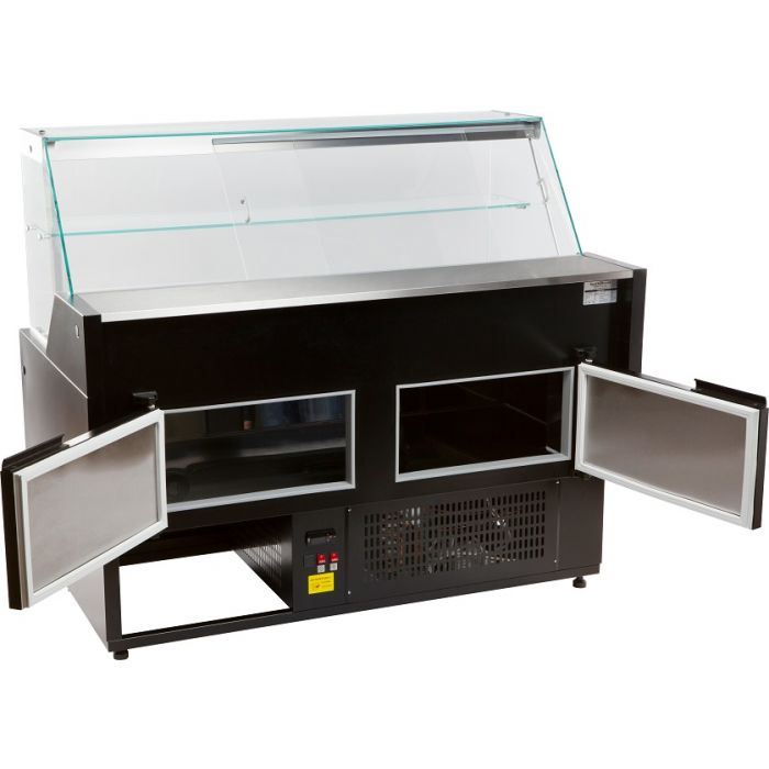 Introducing the Sleek Combisteel Morris Refrigerated Display - 1584mm Width for Optimal Freshness
