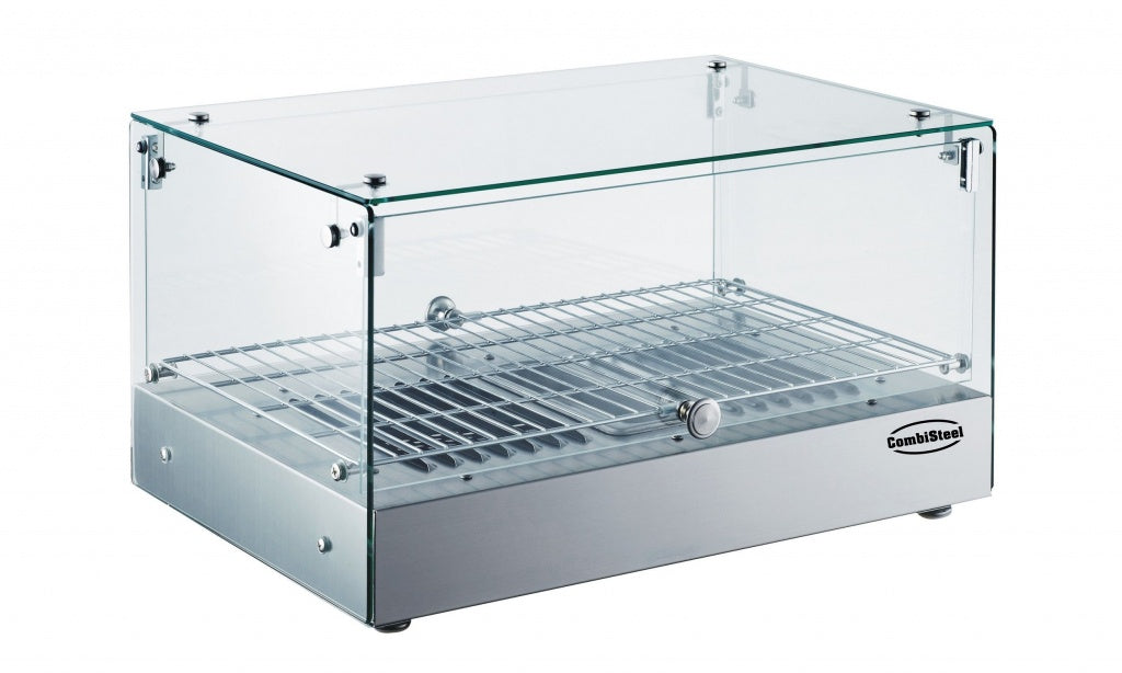 Compact Heated Display Cabinet by Combisteel - 35 Litre Capacity for Perfectly Warmed Dishes