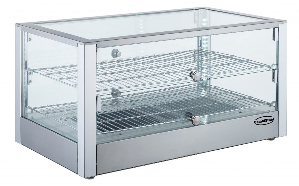 Combisteel 80L Heated Display Hot Cabinet - Perfect for Keeping Food Warm and Fresh