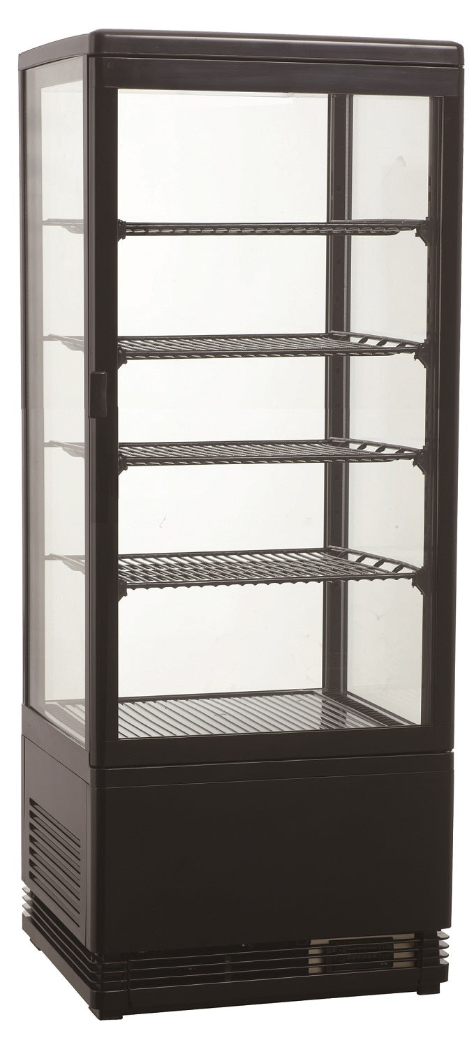 Sleek 98L Black Combisteel Cold Display – Perfect for Showcasing Your Delights