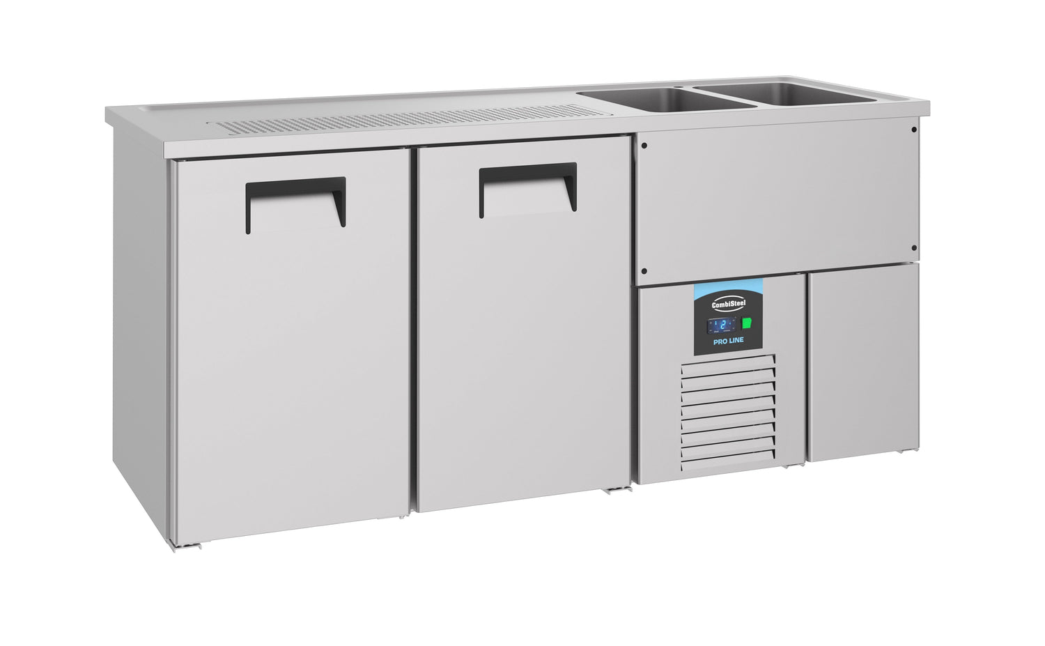 Stylish 2-Door Beer Counter by Combisteel - Model 7489.5320