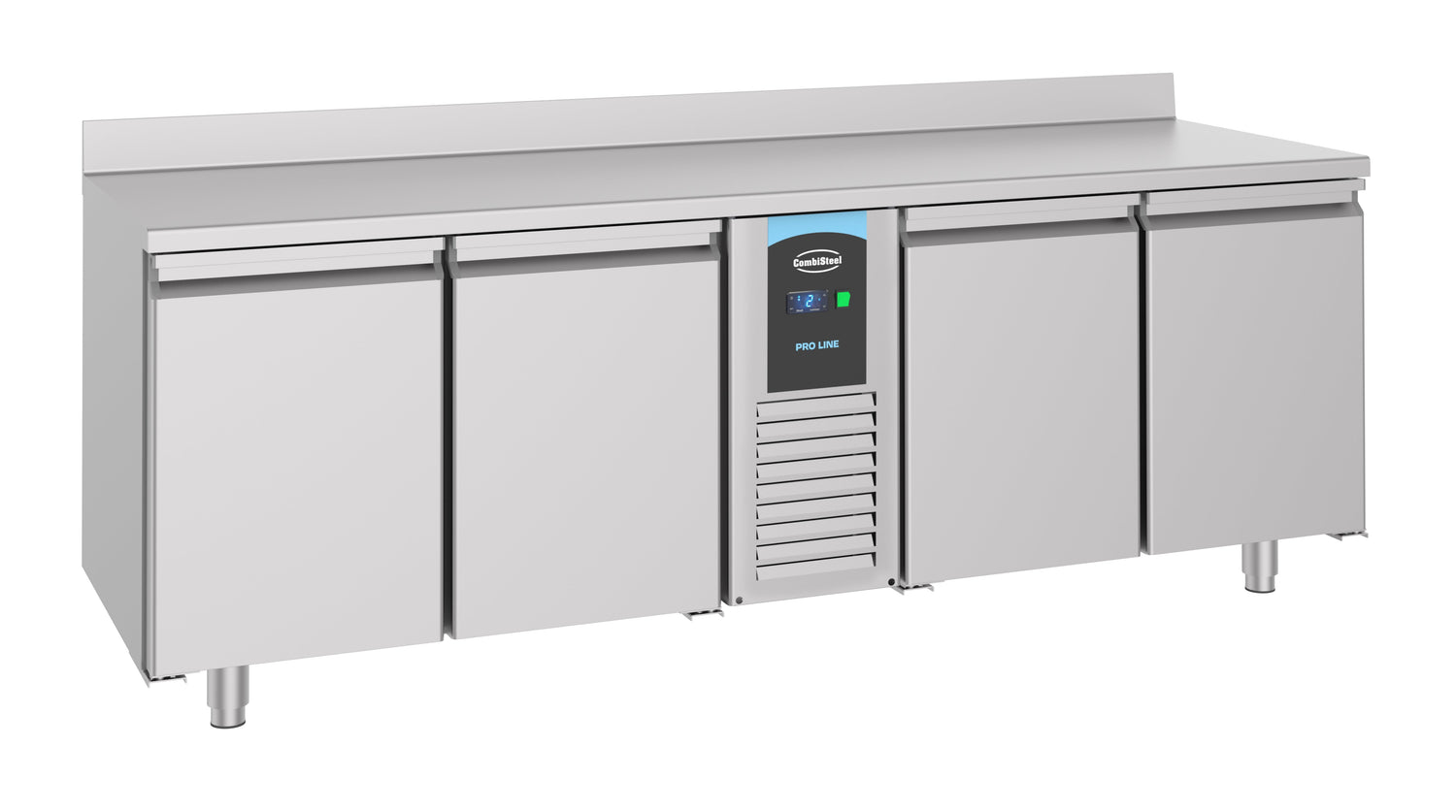 Transform Your Kitchen with the Combisteel 700 Refrigerated Counter Upstand - 4-Door Mono Block Design