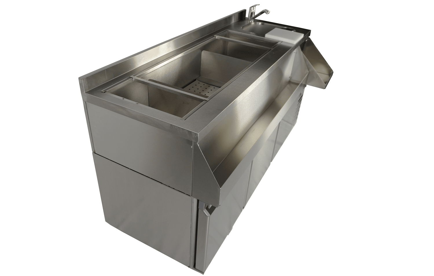 Combisteel Refrigerated Counter 3 Doors With Cocktail Bar Station