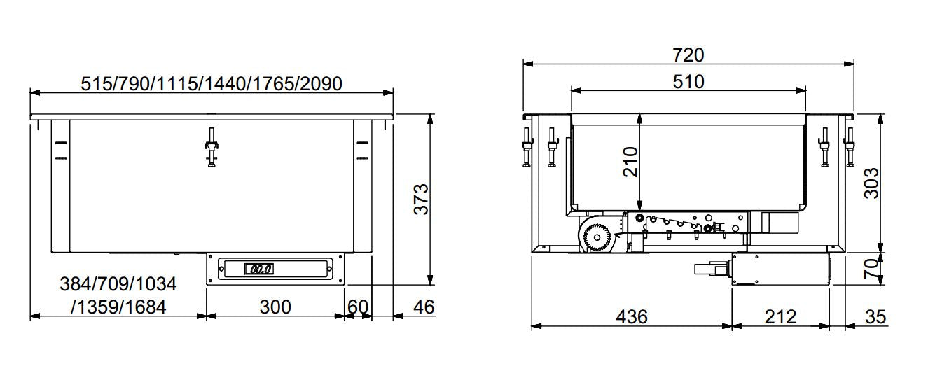 Elevate Your Food Service with the Combisteel Drop-In Bain-Marie Unit - 5/1 Hot Air Configuration (Model 7495.0280)