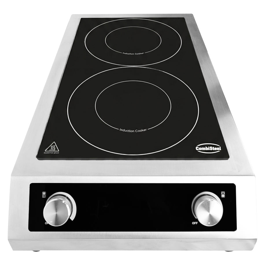 Commercial Cooking Range - Countertop Induction Cooking Top 2 Hobs Only Suitable For Induction Pans