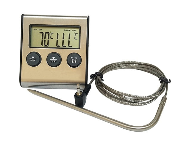 Combisteel Precision Digital Thermometer with Timer - Perfect for Perfect Cooking