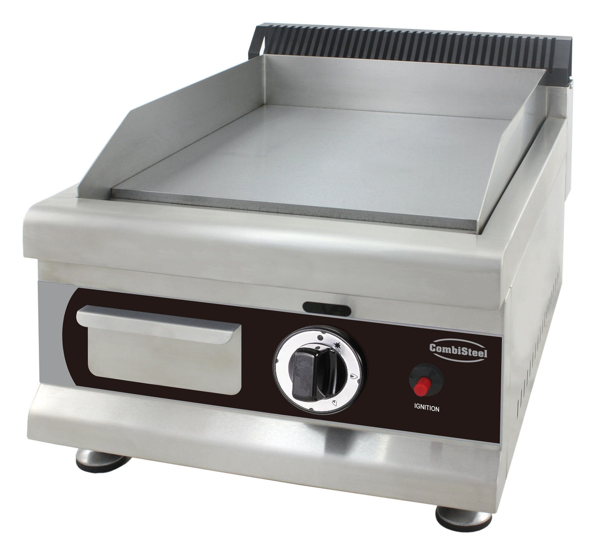 Versatile Combisteel 400mm Wide Propane Gas Countertop Frying Griddle with Single Burner - Perfect for Your Cooking Needs
