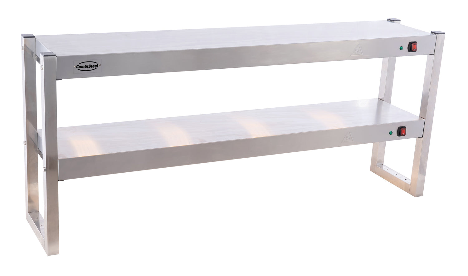 Combisteel Overshelf Halogen Heated 2 Levels 1500 Flat Packed