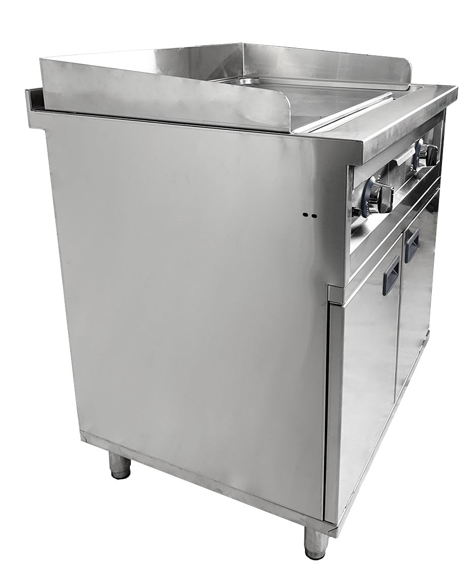 Commercial Catering Equipment - Entry 700 El. Fry Top Chrome