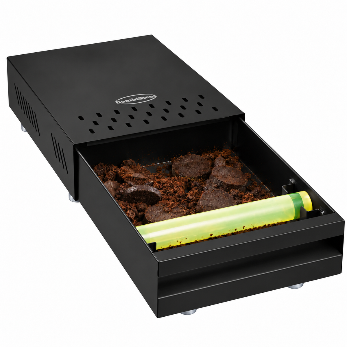 Combisteel Coffee Knock Box Black