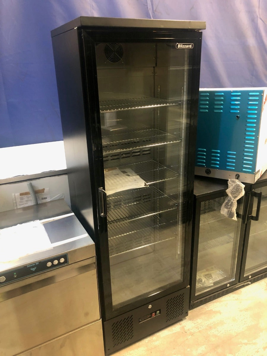 Graded 02127 Bar10 Upright Single Hinged Glass Door Bottle Cooler