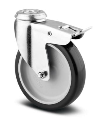Commercial Catering Equipment - Castor Set For Clearing Trolleys 4 X