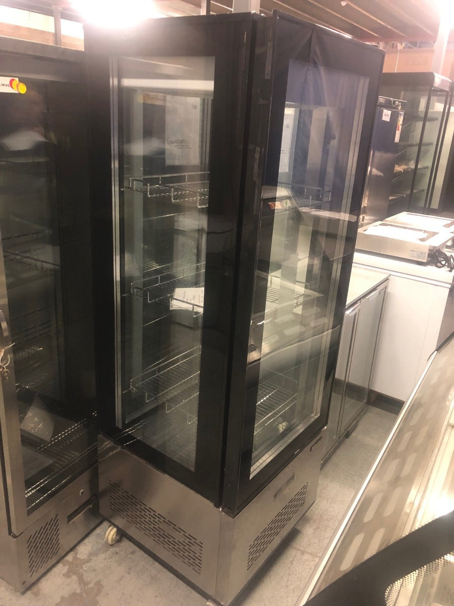 Graded 02035 Tall Square Case Cake Display