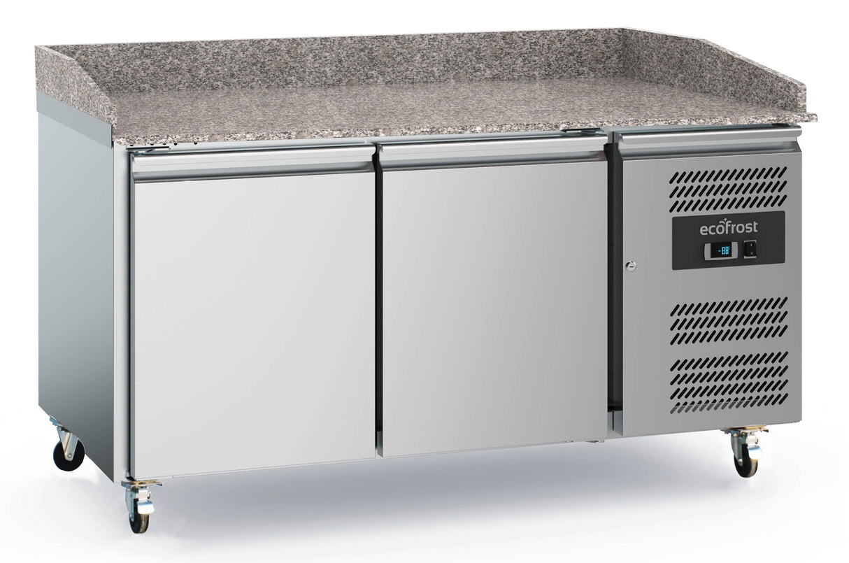Combisteel Pizza Counter 2 Doors With Wheels