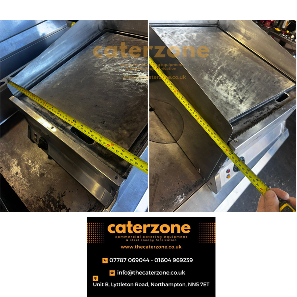 Moorwood Electric Griddle with cabinet base -Refurbished